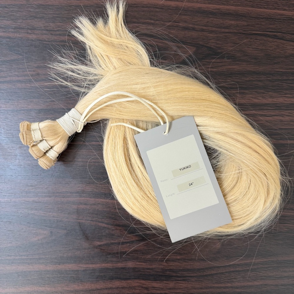 Kitsune Hair Co 24” Slavic Hand-Tied Wefts – Yukiko – Full 6 Weft Pack – NEW - Picture 2 of 3